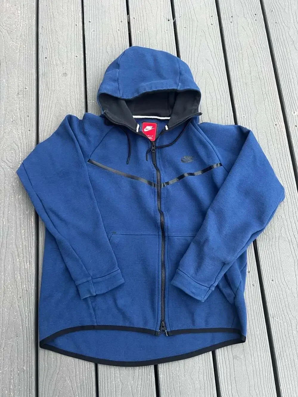 Nike Sportswear Tech Fleece Full-Zip Hoodie and Sweat Pants Set in Midnight Navy